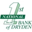 The First National Bank of Dryden logo