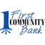 First Community Bank logo