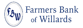 The Farmers Bank of Willards logo