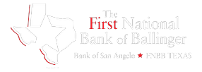 The First National Bank of Ballinger logo