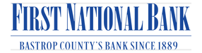 The First National Bank of Bastrop logo