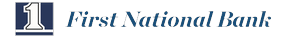 The First National Bank of Bellevue logo