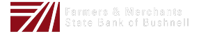 Farmers and Merchants State Bank of Bushnell logo