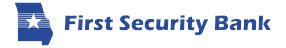 First Security Bank logo