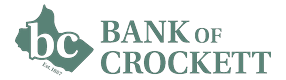 Bank of Crockett logo