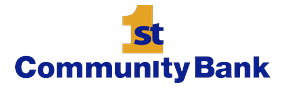 First Community Bank logo