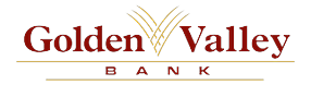 Golden Valley Bank logo