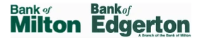 Bank of Milton logo