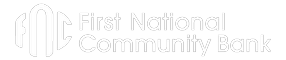 First National Community Bank logo
