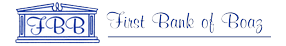 First Bank of Boaz logo