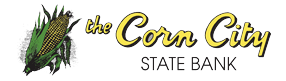The Corn City State Bank logo