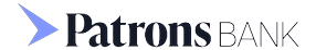 Patrons Bank, N.A. logo