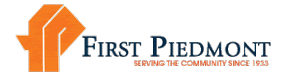 First Piedmont Federal Savings and Loan Association logo