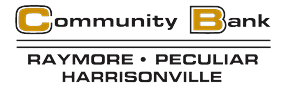 Community Bank of Raymore logo