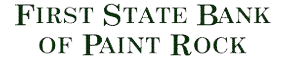 First State Bank logo