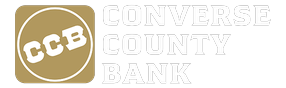 The Converse County Bank logo