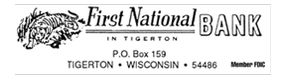 First National Bank in Tigerton logo