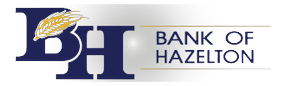 Bank of Hazelton logo