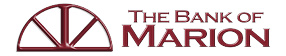 The Bank of Marion logo
