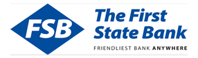 The First State Bank logo