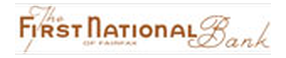 The First National Bank of Fairfax logo