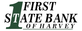 First State Bank of Harvey logo